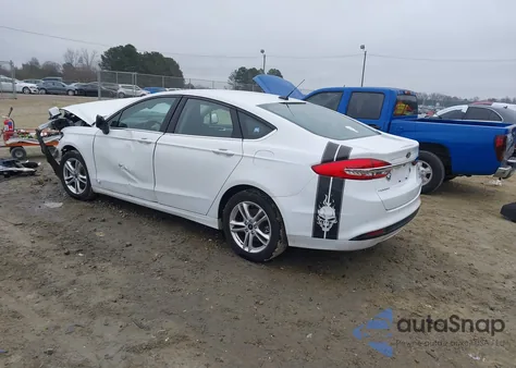 2018 Ford Fusion Se из США, поврежденный, VIN 3FA6P0HD5JR283354